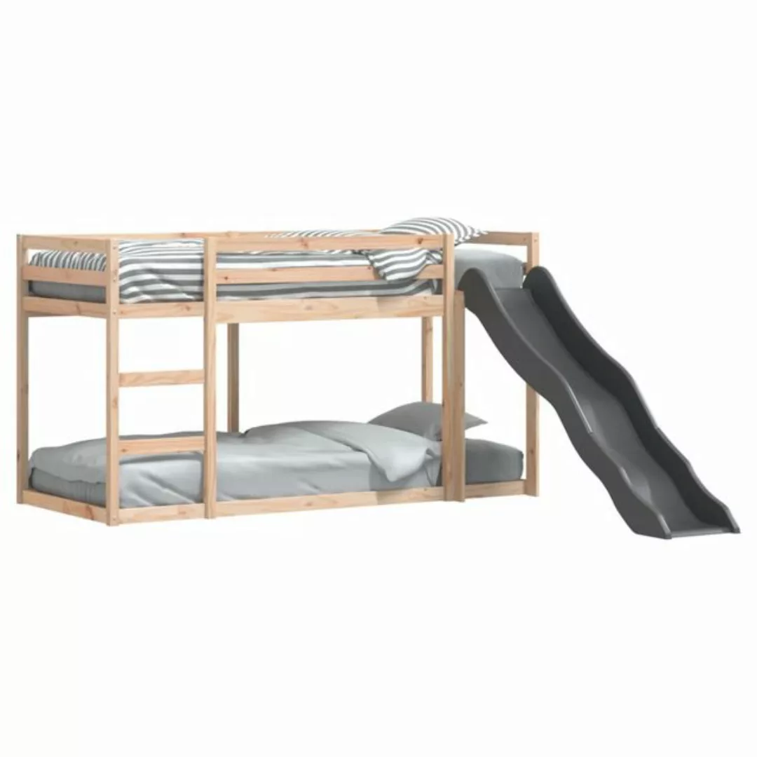 vidaXL Etagenbett mit Rutsche und Leiter 75x190 cm Massivholz Kiefer2102438 günstig online kaufen