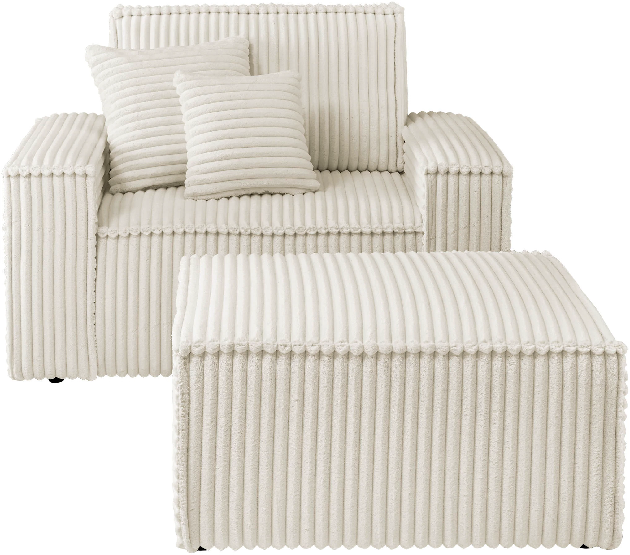 andas Loveseat "Finnley", (2 St.), Loveseat und Hocker im Set, passend zur günstig online kaufen