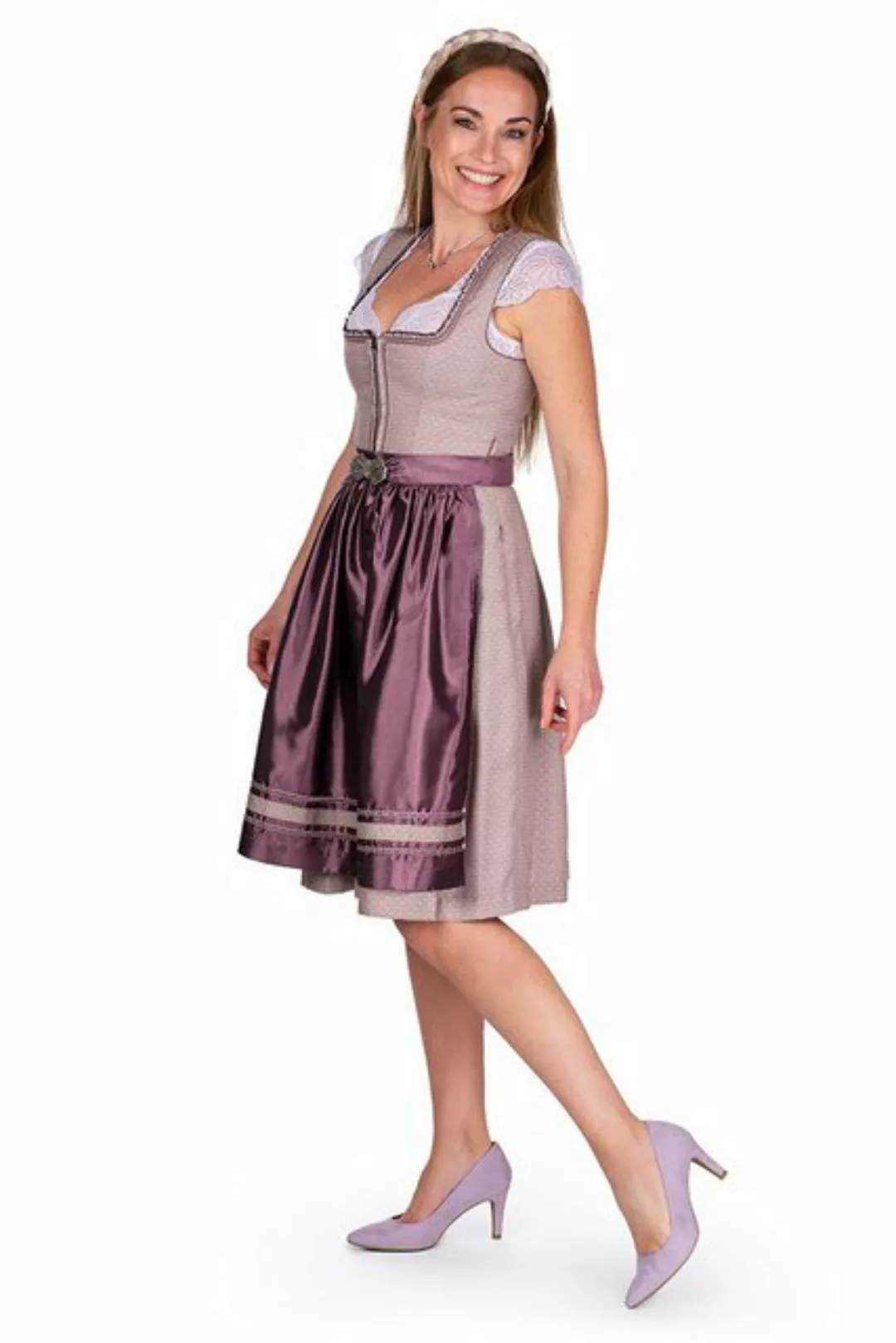 MarJo Dirndl Midi Dirndl 2tlg. - SINA - flieder günstig online kaufen