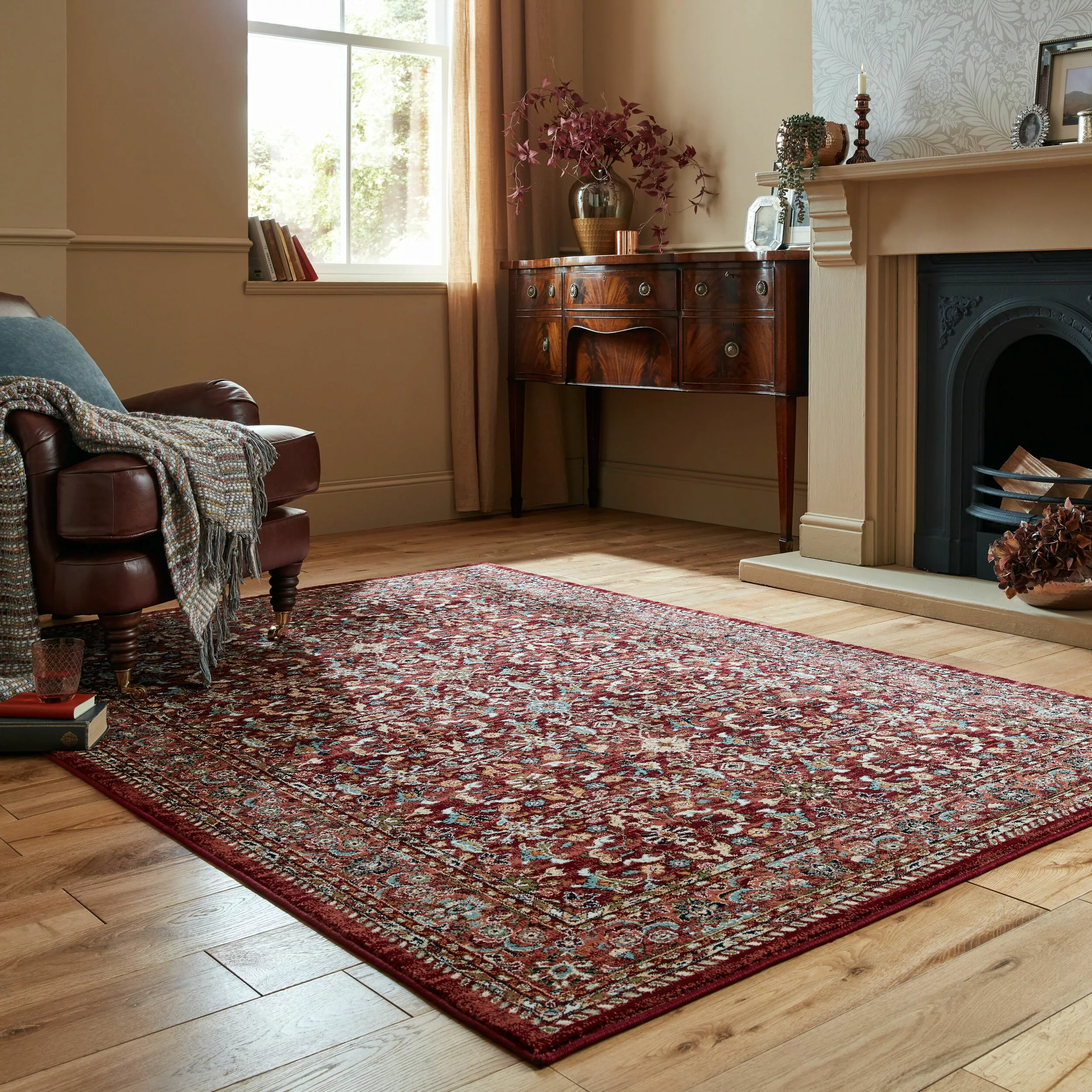 FLAIR RUGS Teppich »Sandford«, rechteckig, Sandford Vintage gemusterter Tep günstig online kaufen