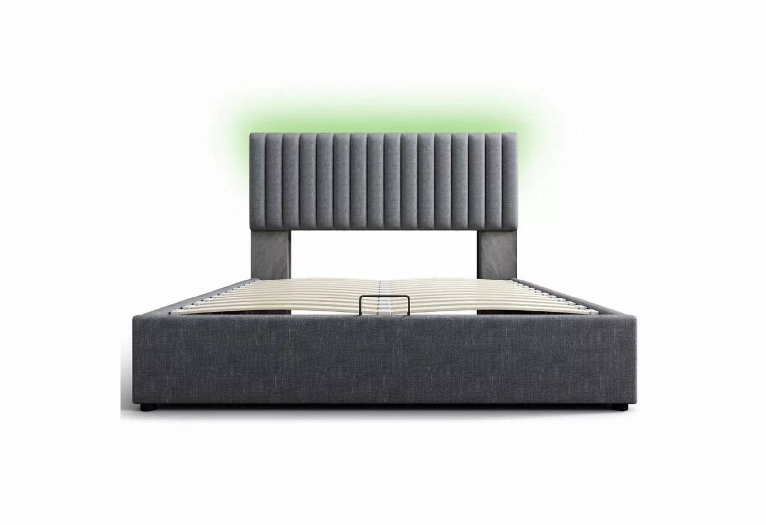 Gotagee Polsterbett LED Stauraum Doppelbett Ladefunktion Jugendbett 140x200 günstig online kaufen