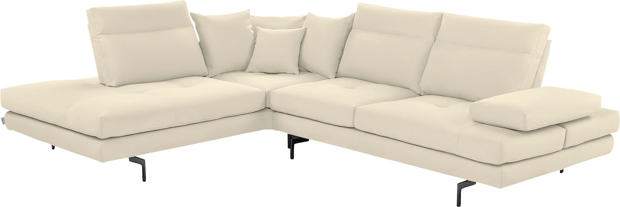 CALIA ITALIA Ecksofa "Toby Wing, Komfortsofa mit Sitzkomfort der Extraklass günstig online kaufen