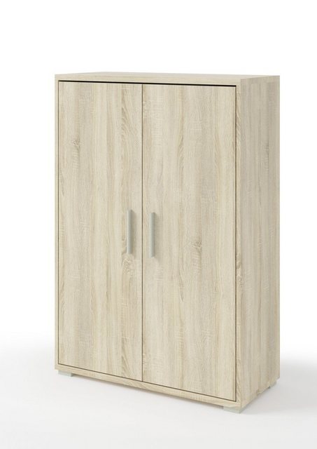 PREISBRECHER Aktenschrank Clermont (BxHxT: 79,1x114x35 cm) in Sonoma/Eiche günstig online kaufen