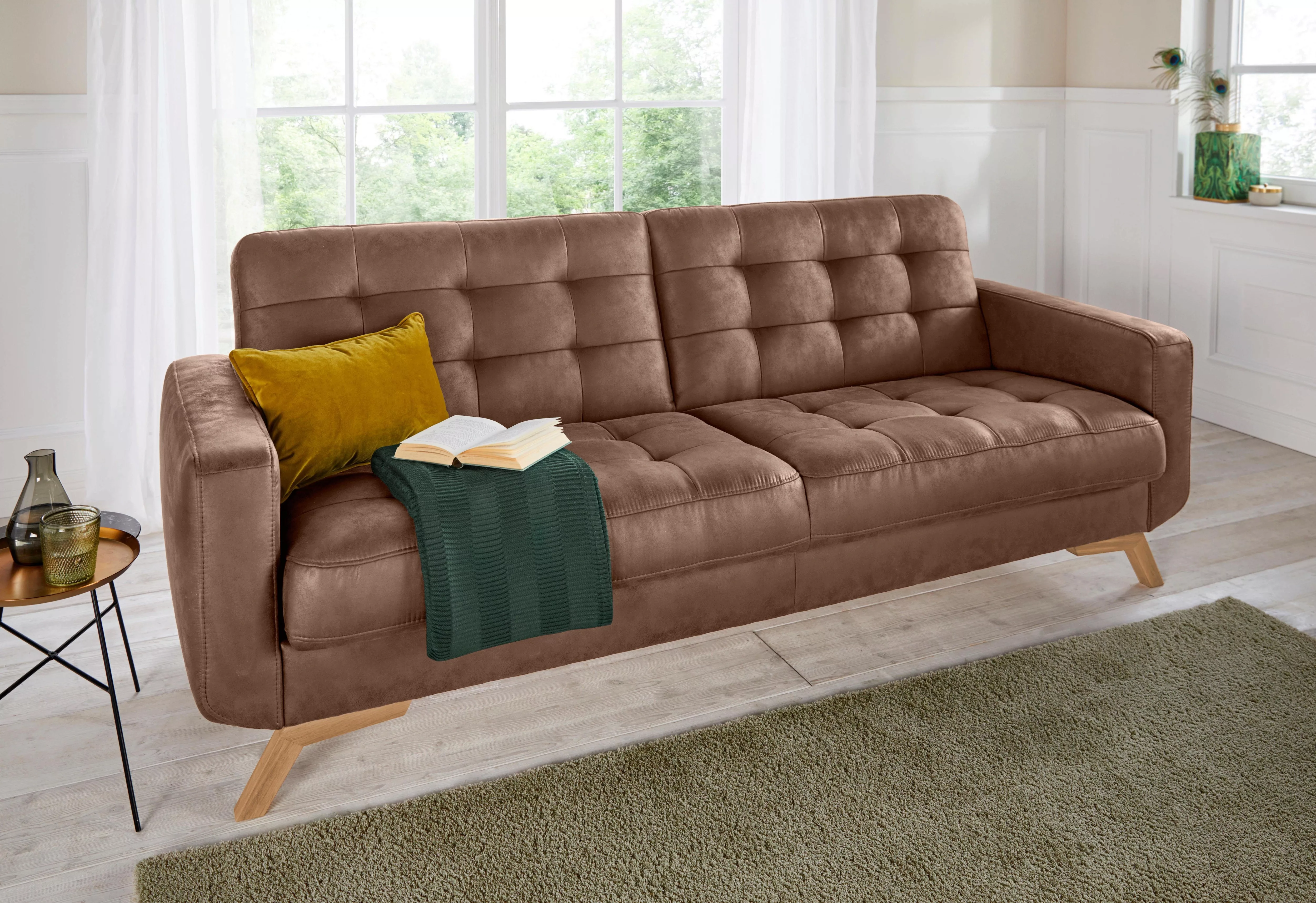 exxpo - sofa fashion 3-Sitzer "Fiord", mit Bettfunktion und Bettkasten günstig online kaufen
