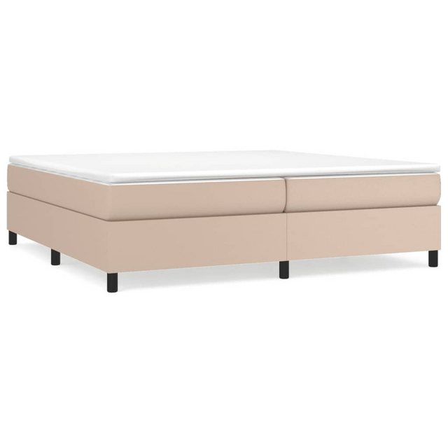 Vidaxl Boxspringbett Cappuccino-braun 200x200 Cm Kunstleder günstig online kaufen