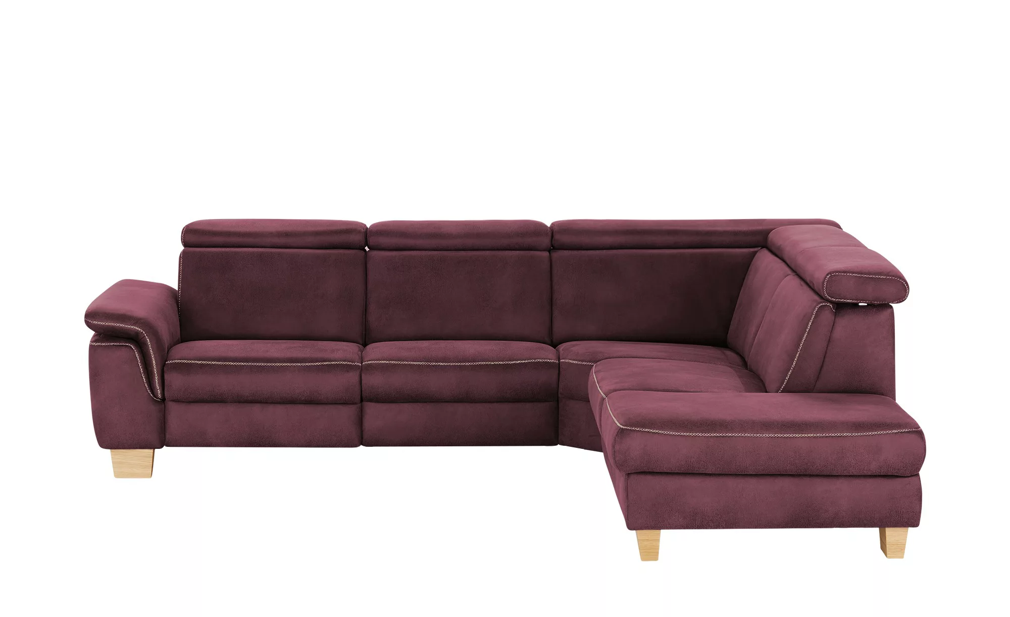 Mein Sofa bold Ecksofa  Beata ¦ rot ¦ Maße (cm): B: 270 H: 80 T: 233.0 Pols günstig online kaufen