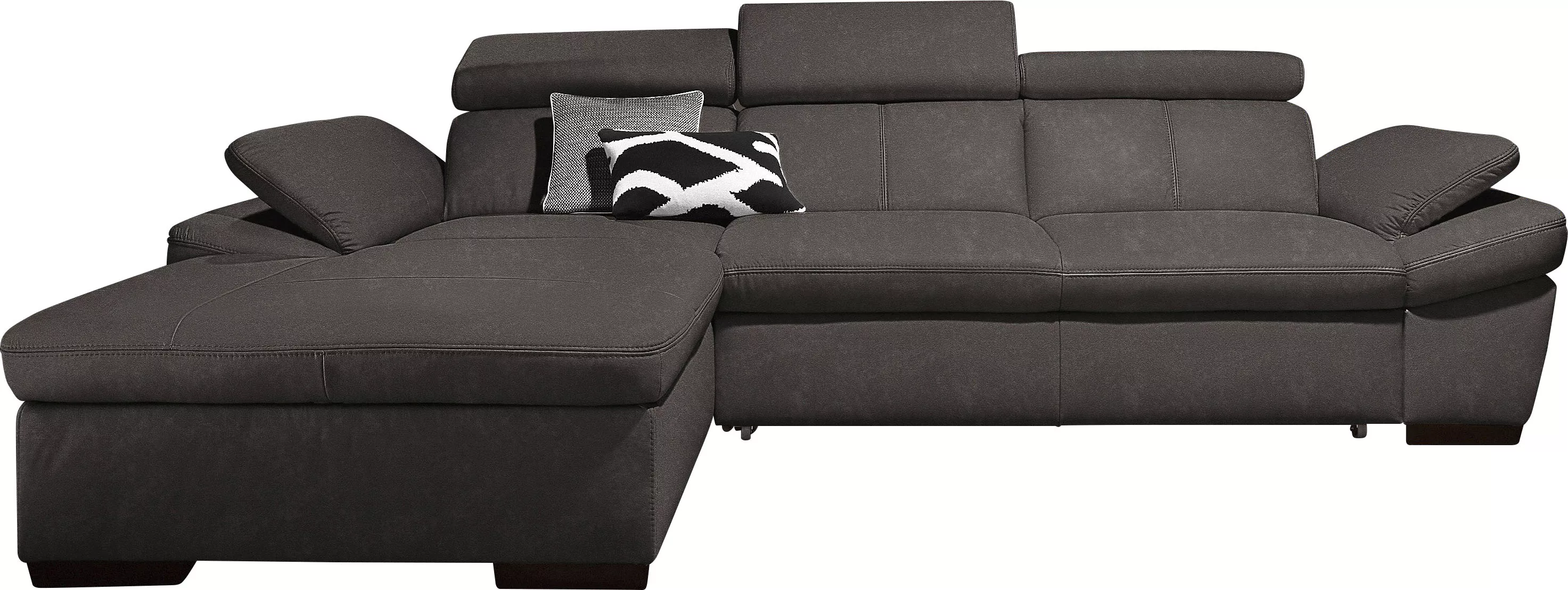 exxpo - sofa fashion Ecksofa "Salerno, L-Form", inkl. Kopf- und Armteilvers günstig online kaufen