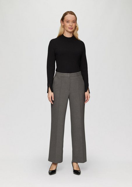 s.Oliver BLACK LABEL Stoffhose Wide-Leg-Hose aus Viskosemix günstig online kaufen