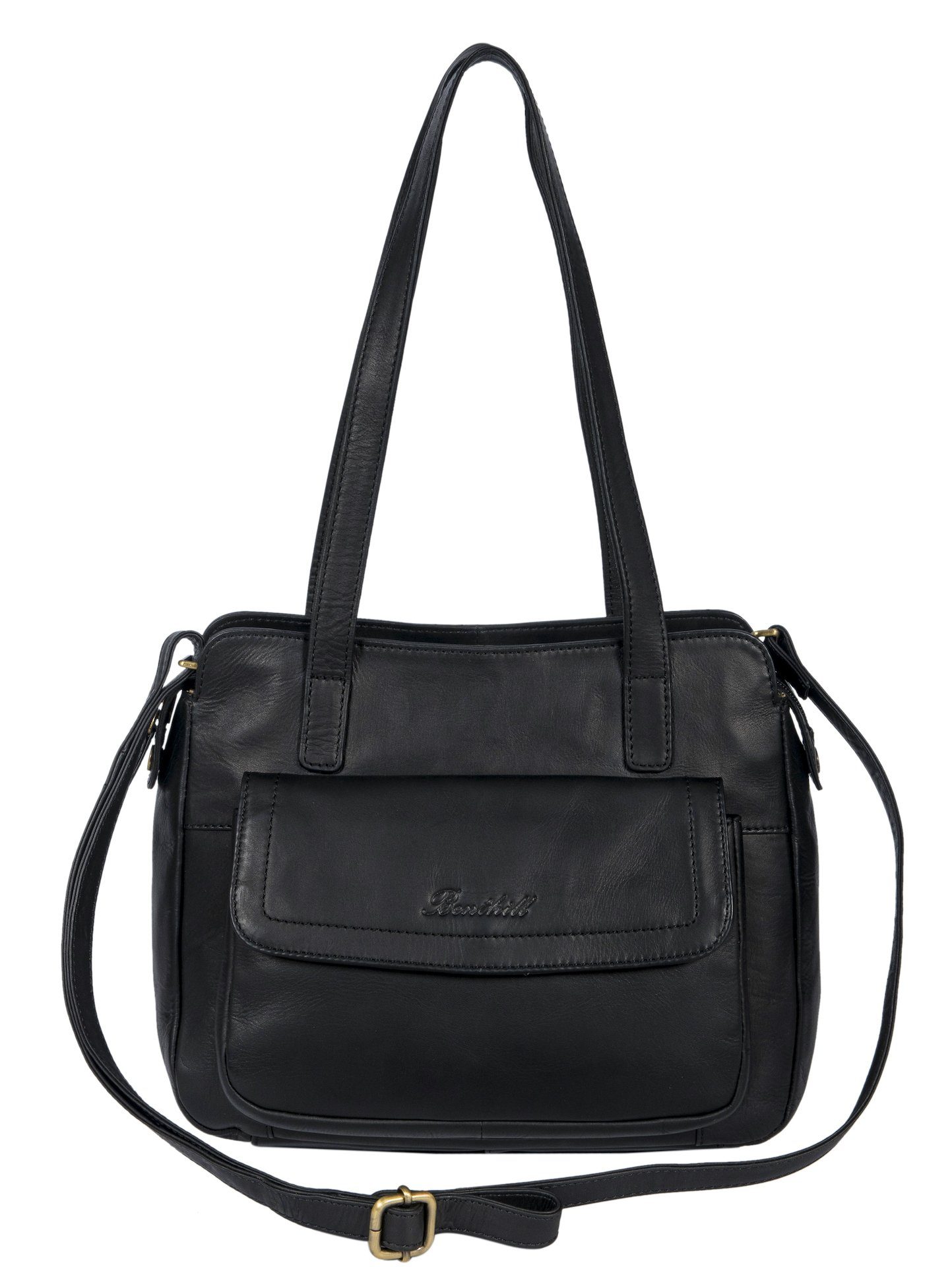 Benthill Handtasche Damen Echt Leder Henkeltasche günstig online kaufen