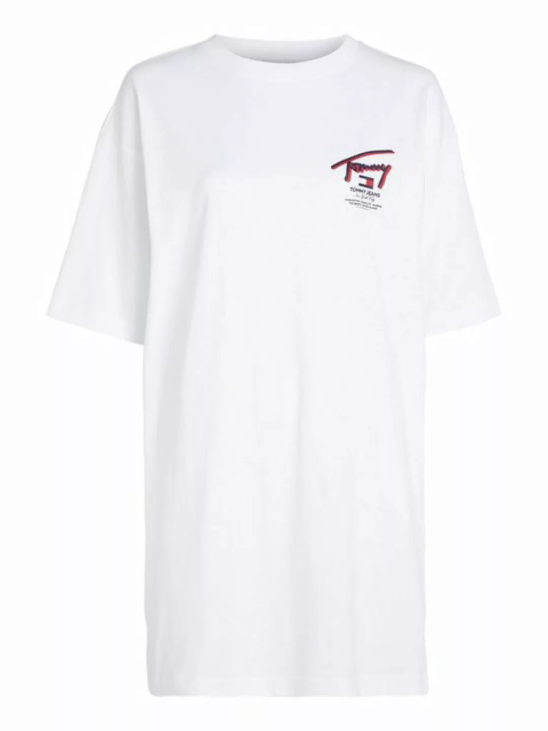 Tommy Jeans Shirtkleid TJW STREET SIGNATURE TEE DRESS mit Tommy Jeans Flagg günstig online kaufen