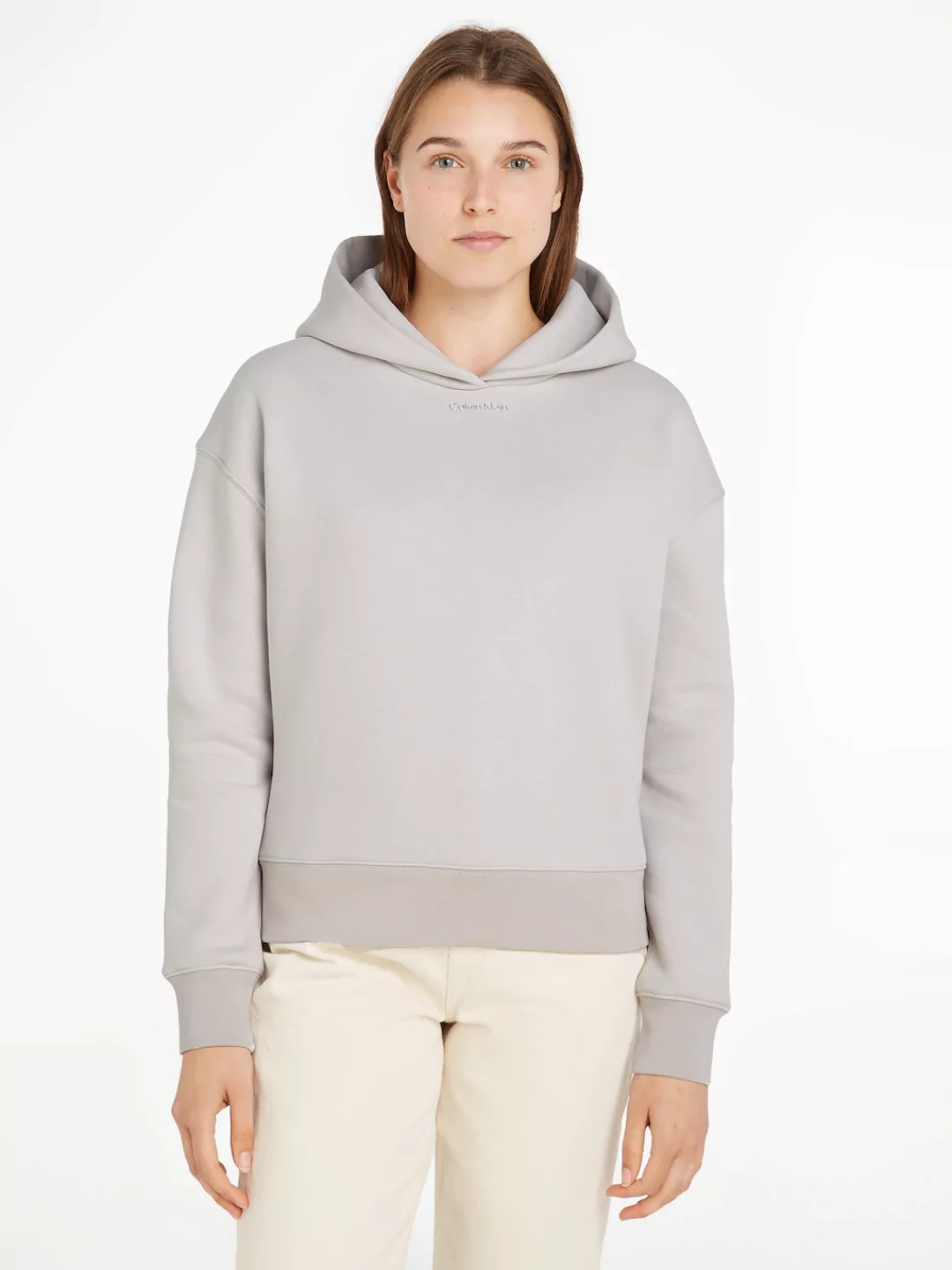 Calvin Klein Kapuzensweatshirt "METALLIC MICRO LOGO HOODIE" günstig online kaufen