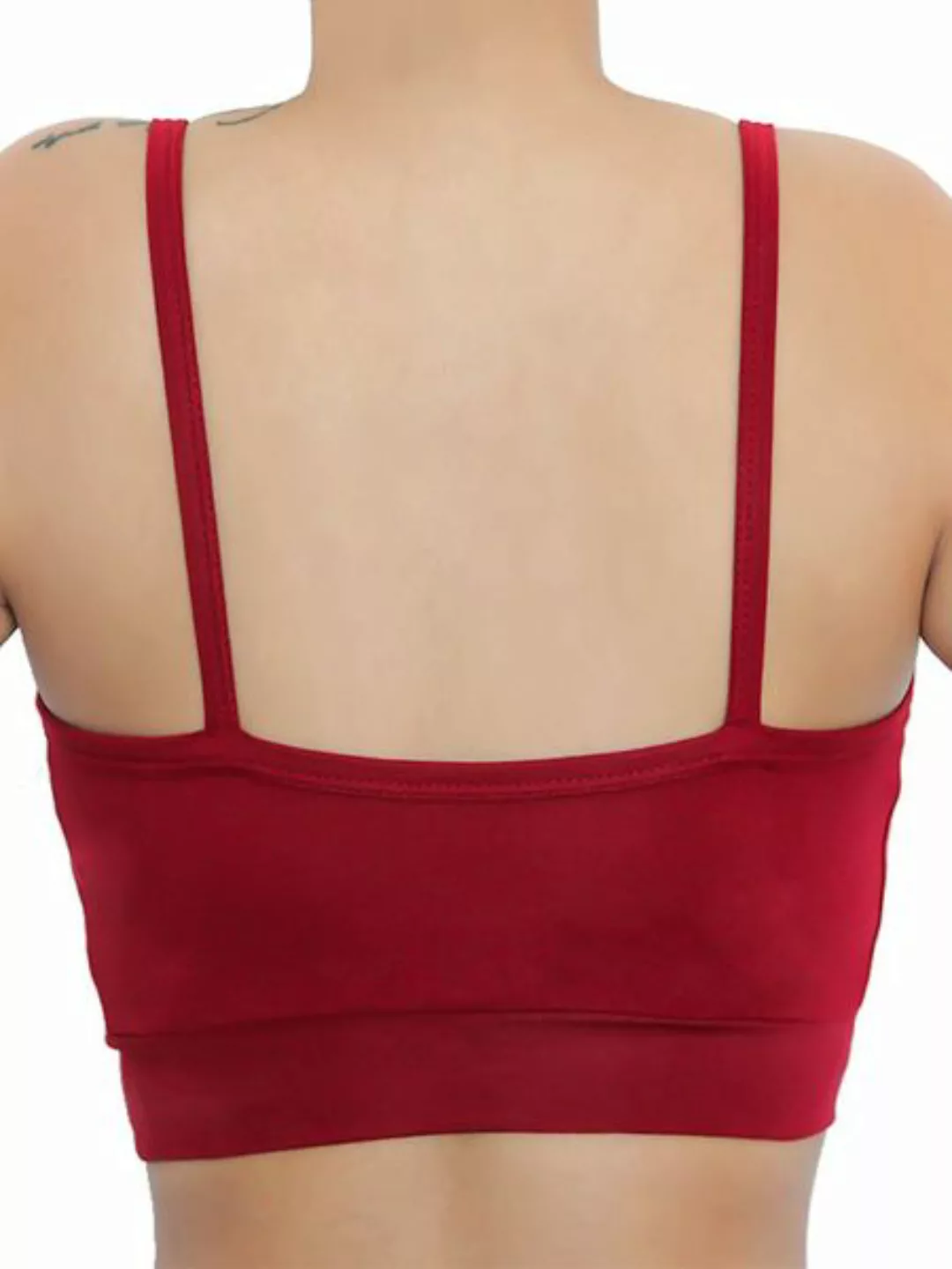2 Er Pack Damen Bustier Bio-baumwolle Yoga Sport Bh Oberteil Top günstig online kaufen
