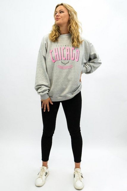 Worldclassca Sweatshirt Worldclassca Damen Sweatshirt Sweater CHICAGO Freiz günstig online kaufen