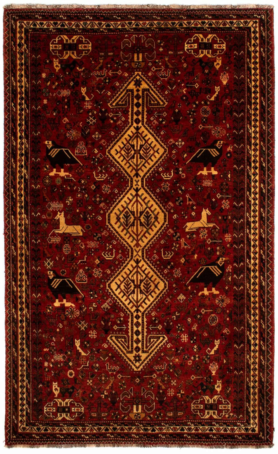 morgenland Orientteppich »Perser - Nomadic - 298 x 178 cm - dunkelrot«, rec günstig online kaufen