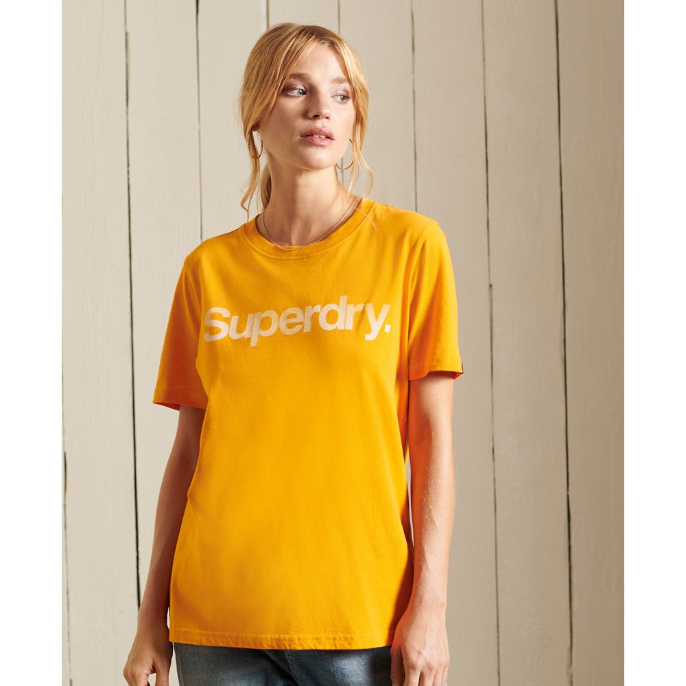 Superdry Core Logo Kurzarm T-shirt XS Track Gold günstig online kaufen