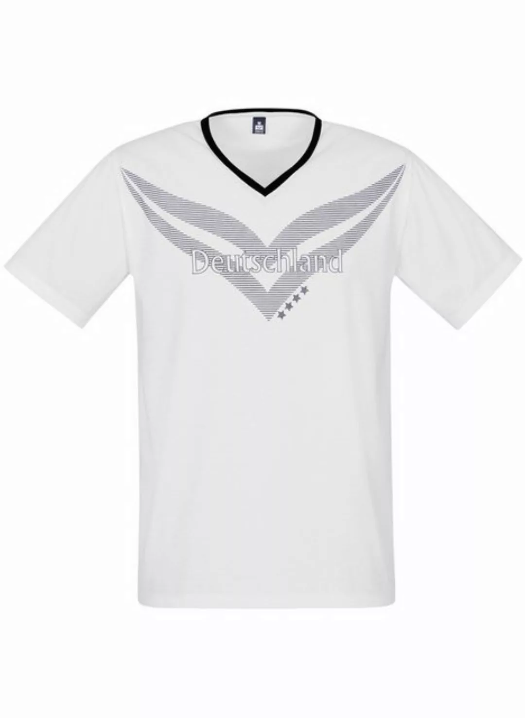 Trigema T-Shirt TRIGEMA V-Shirt in Retrooptik (1-tlg) günstig online kaufen