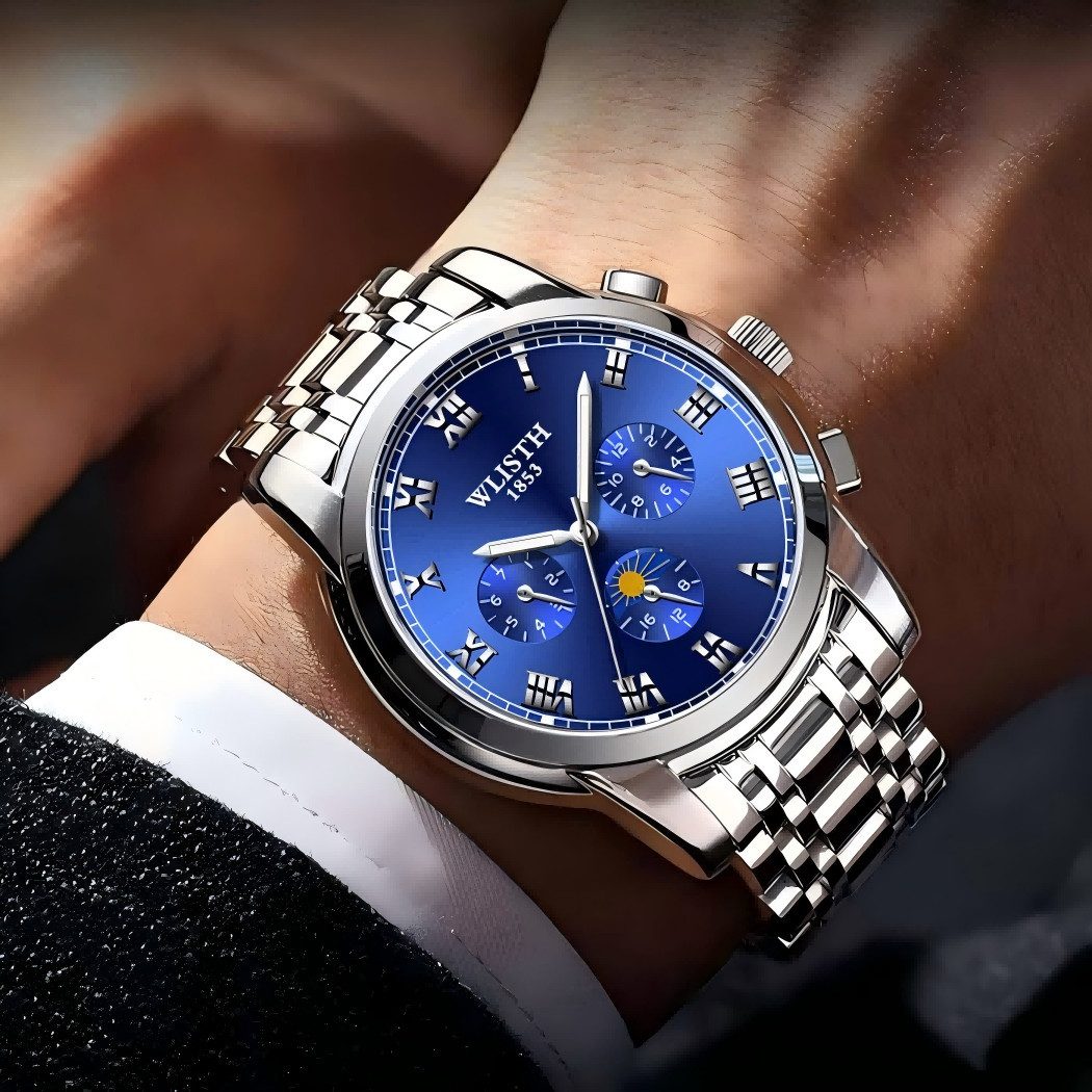 ibettertec Quarzuhr Quarzuhr Armbanduhr Edelstahl Herren günstig online kaufen