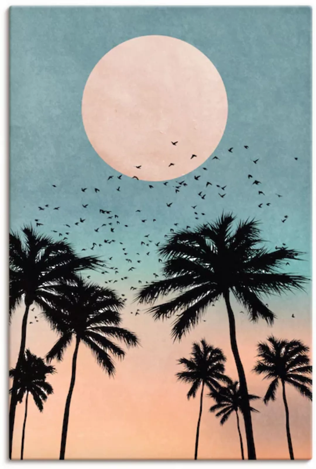Artland Leinwandbild »Sonnenaufgang«, Bilder vom Sonnenuntergang & -aufgang günstig online kaufen