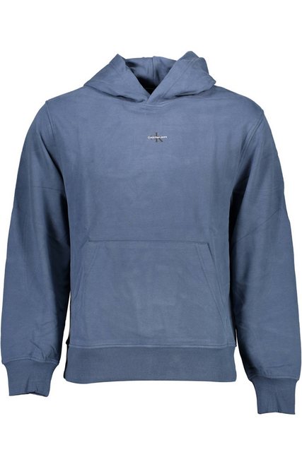 Calvin Klein Jeans Sweatshirt Herren-Pullover Blau: Kapuzenfleece mit günstig online kaufen