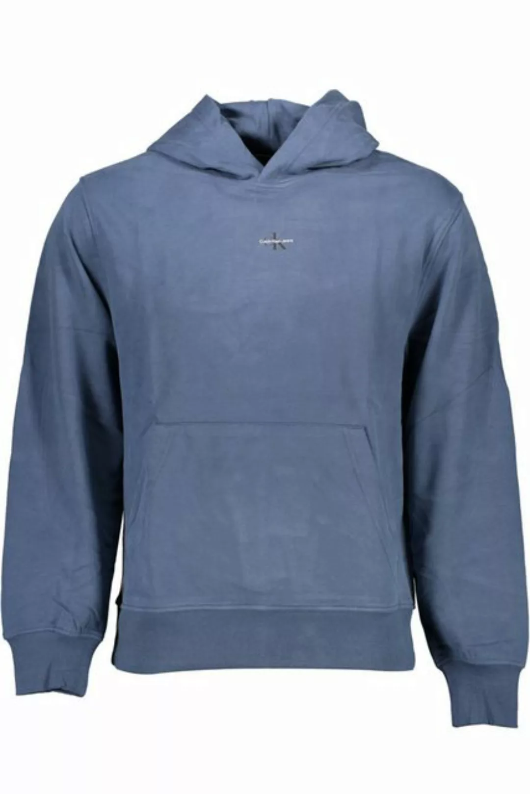 Calvin Klein Jeans Sweatshirt Herren-Pullover Blau: Kapuzenfleece mit günstig online kaufen