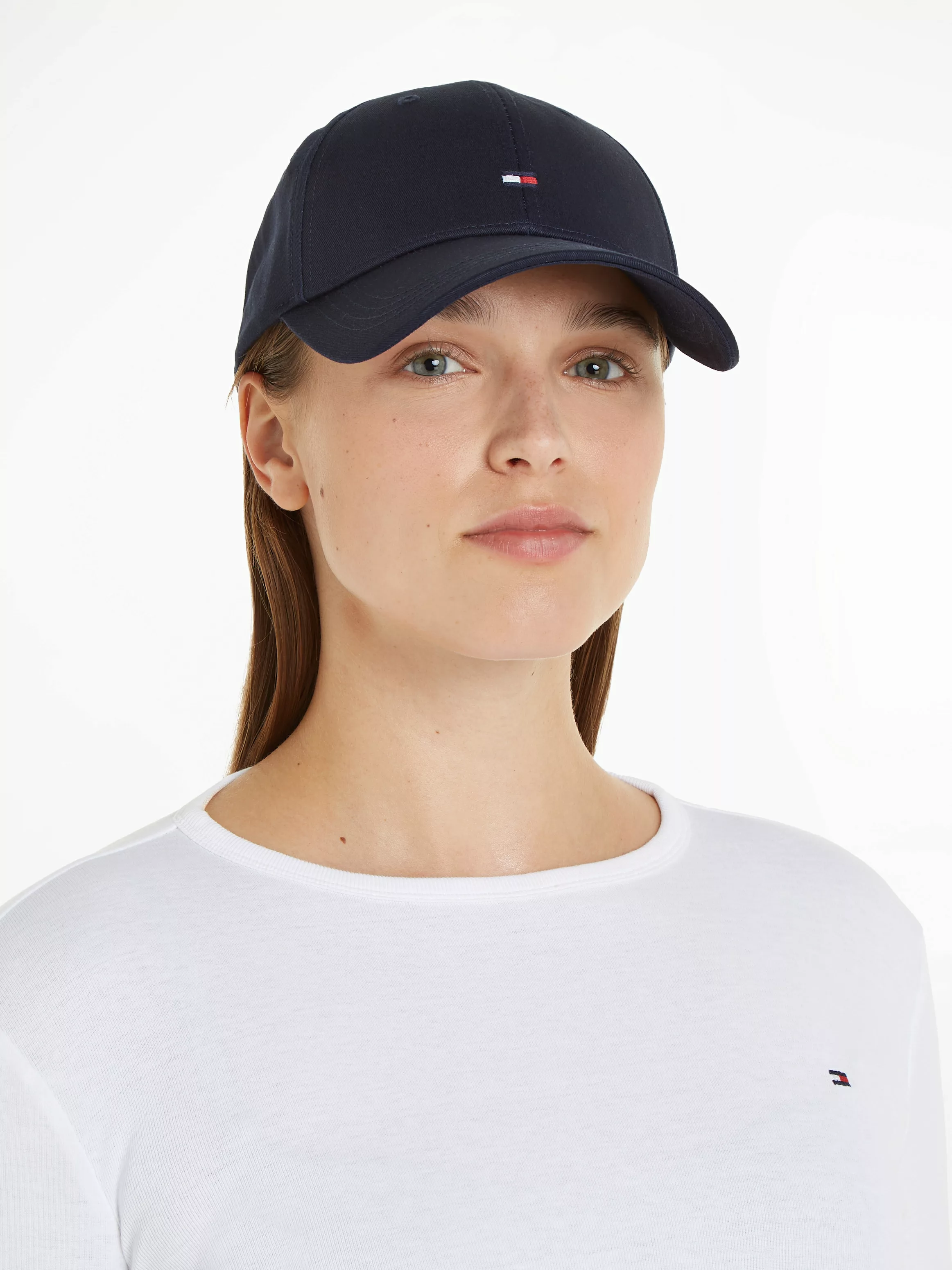 Tommy Hilfiger Baseball Cap "ESSENTIAL FLAG CAP", mit Logostickerei günstig online kaufen