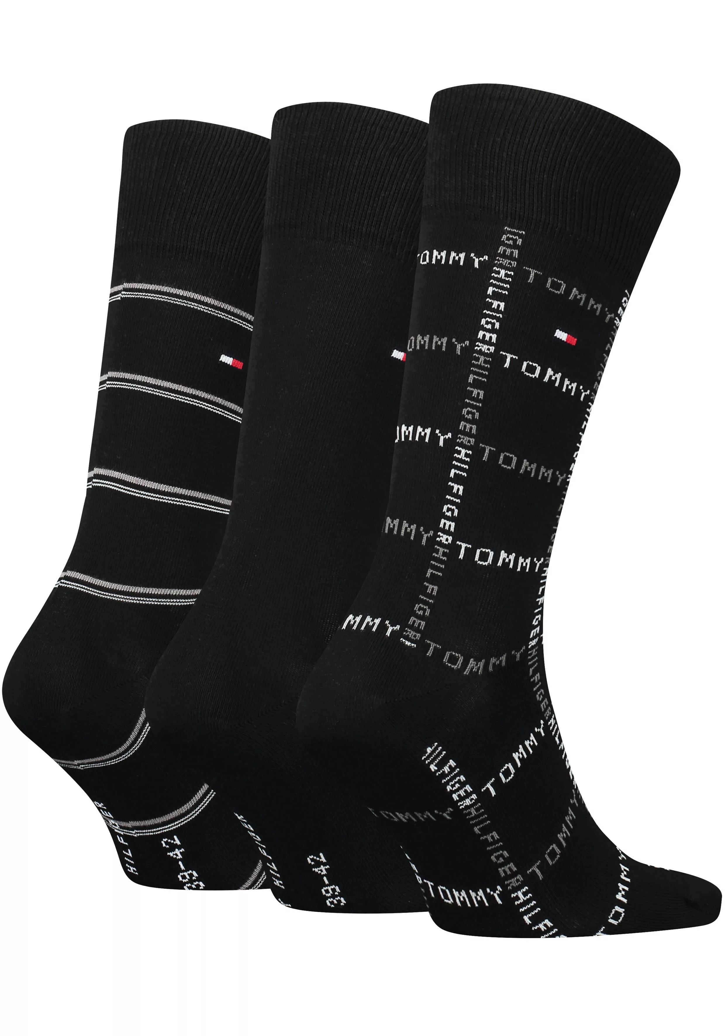 Tommy Hilfiger Socken, (Packung, 3er-Pack), mit Logostickerei günstig online kaufen