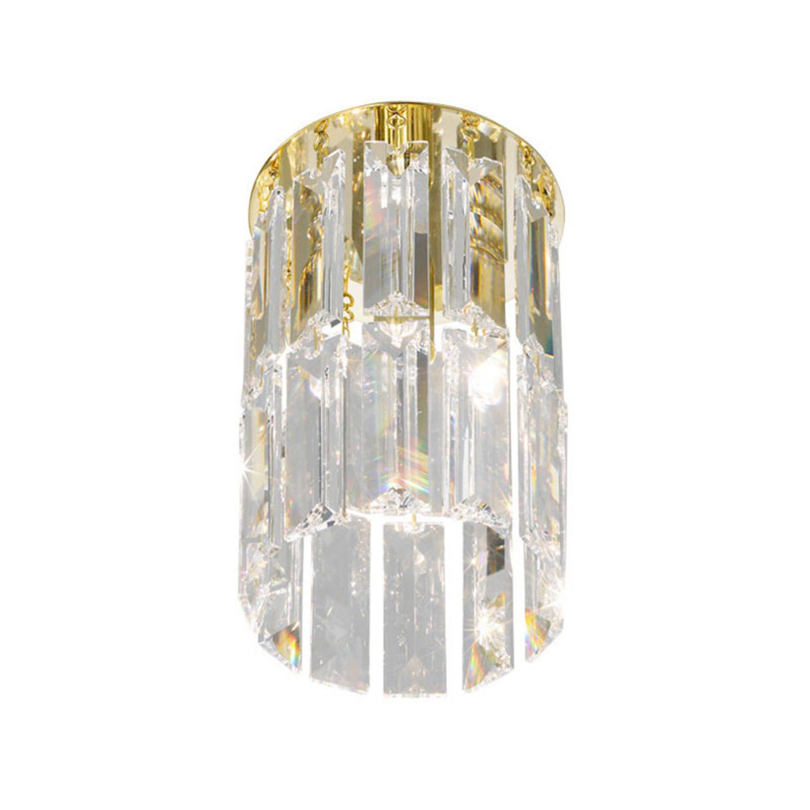 KOLARZ Prisma Deckenlampe, Kristall und Gold 24 kt günstig online kaufen