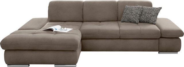 set one by Musterring Ecksofa "SO4100 V", mit verstellbaren Kopfteilen, wah günstig online kaufen