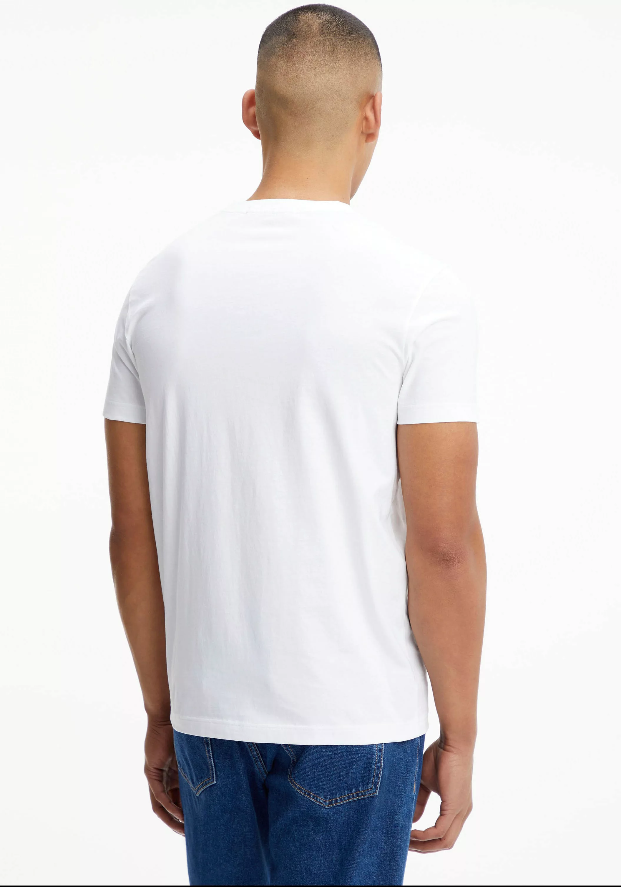 Calvin Klein Jeans T-Shirt mit Calvin Klein Logo auf der Brust günstig online kaufen