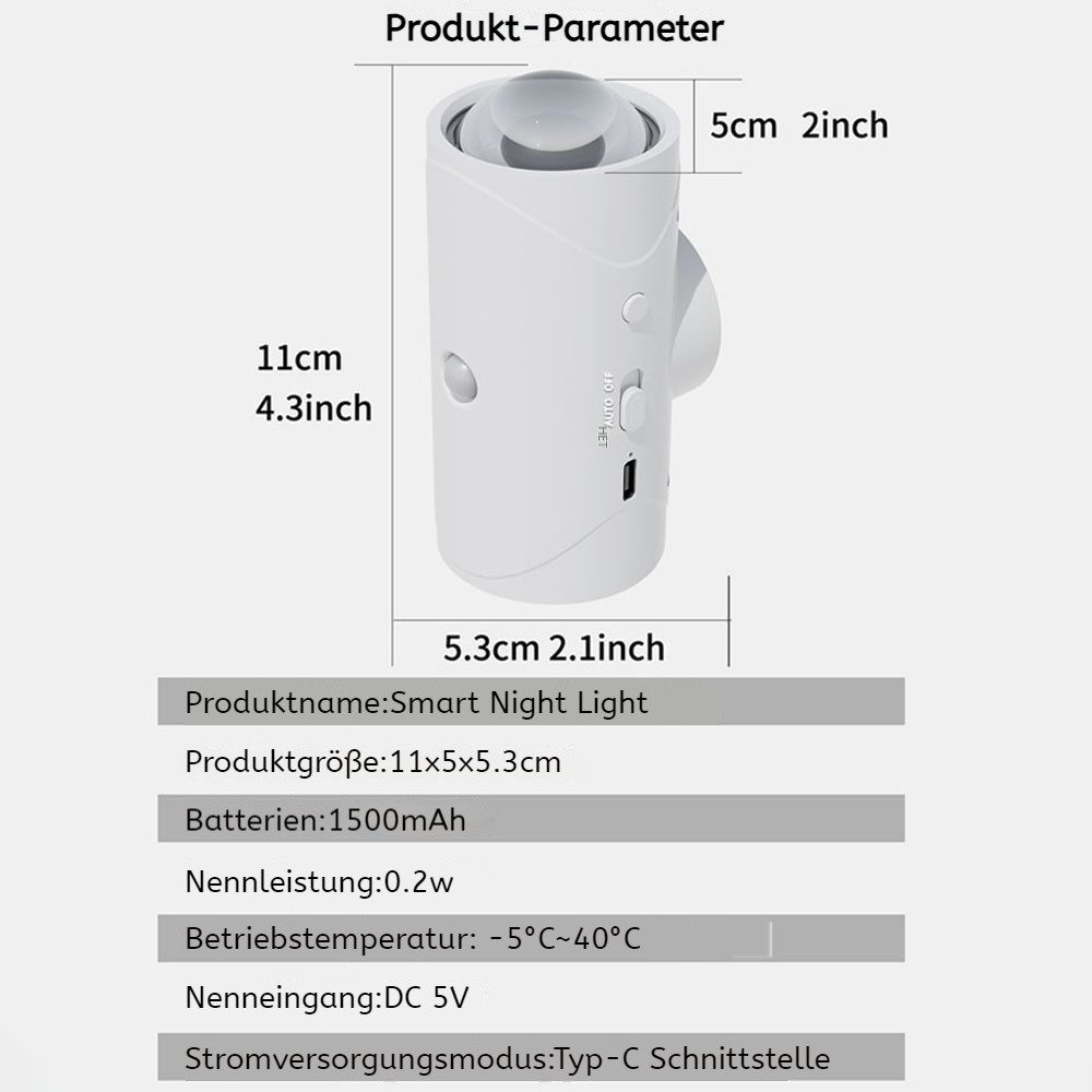 PRIISF Steckdosenleuchte Dimmbar LED Nachtlicht Nachtlampe günstig online kaufen
