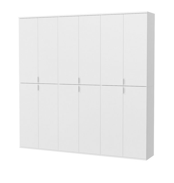 Inn.Furn Kleiderschrank SystemX (Stauraumschrank in weiß Hochglanz, 193 x 1 günstig online kaufen