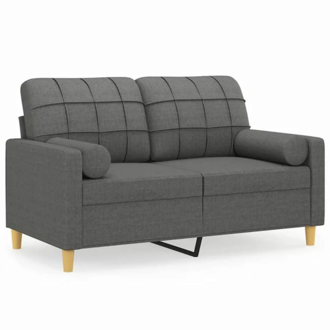 vidaXL Sofa Sofa 2-Sitzer Sofa Stoff mit Zierkissen, 120 cm günstig online kaufen