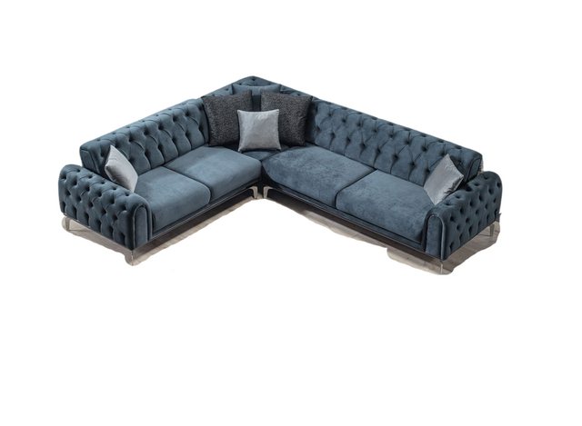 Villa Möbel Ecksofa London, Set, mit Relax-/Bettfunktion durch umklappbare günstig online kaufen