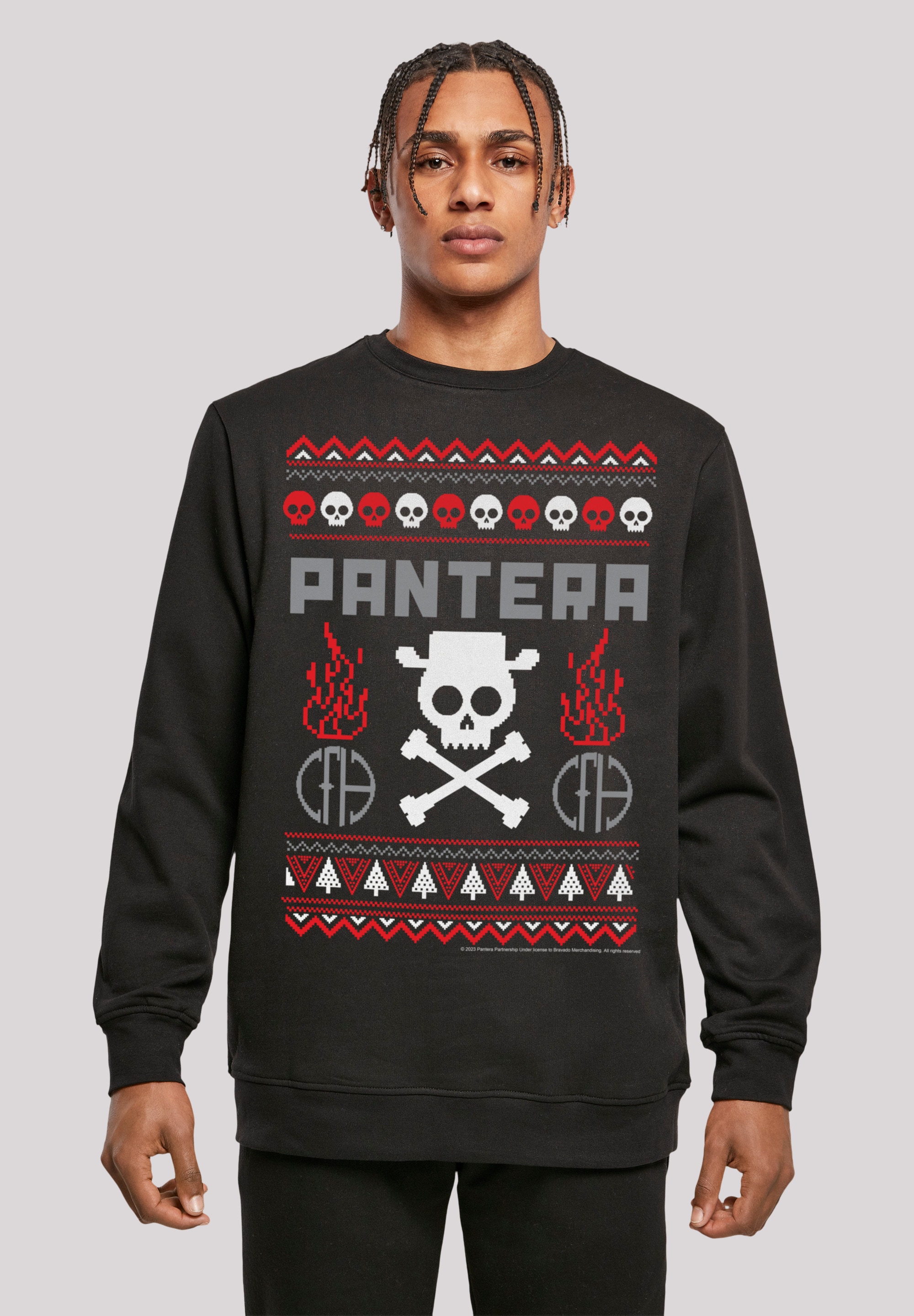 F4NT4STIC Sweatshirt "Pantera Weihnachten Christmas", Musik, Band, Logo günstig online kaufen