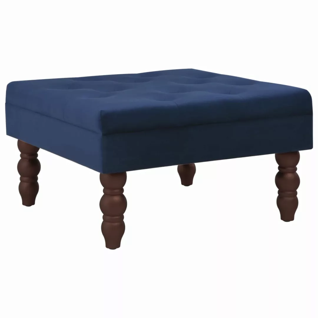 Hocker Marineblau 60x60x36 Cm Samt günstig online kaufen