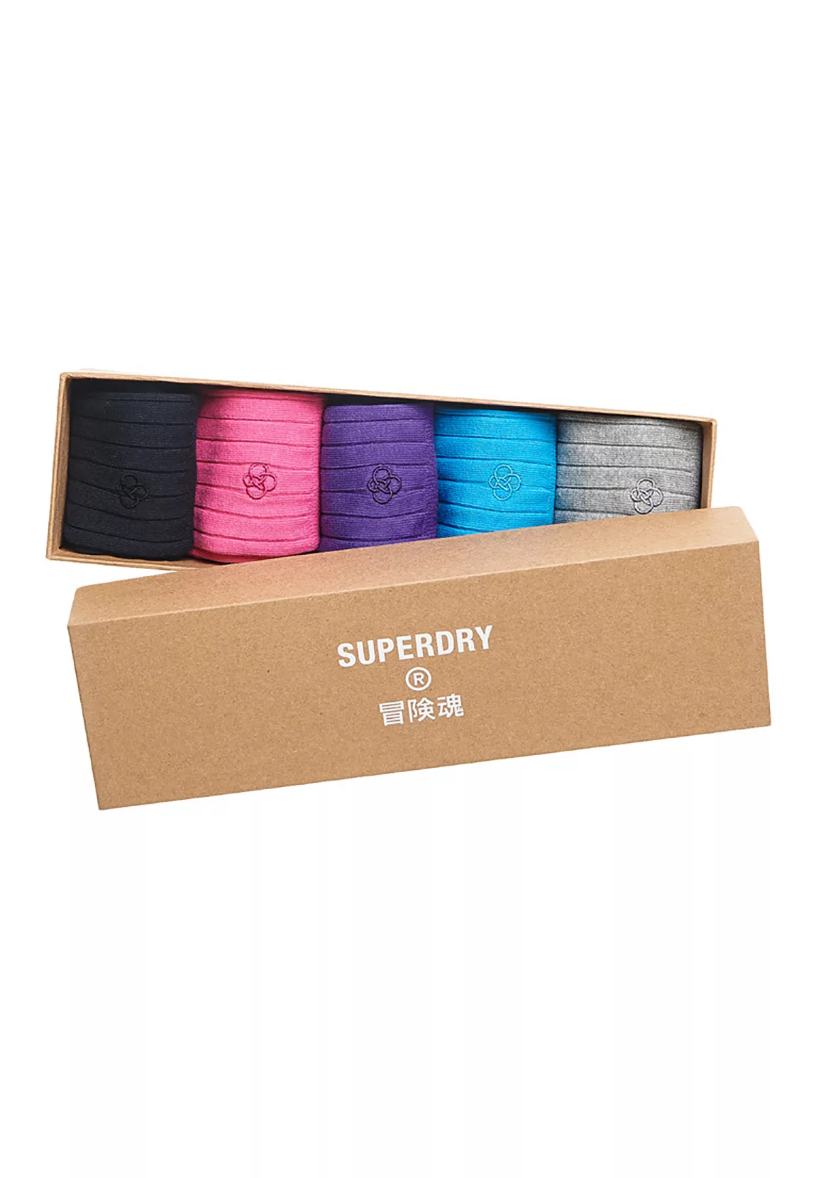 Superdry Socken Fünferpack CASUAL RIB SOCK GIFT SET Bright Multi günstig online kaufen
