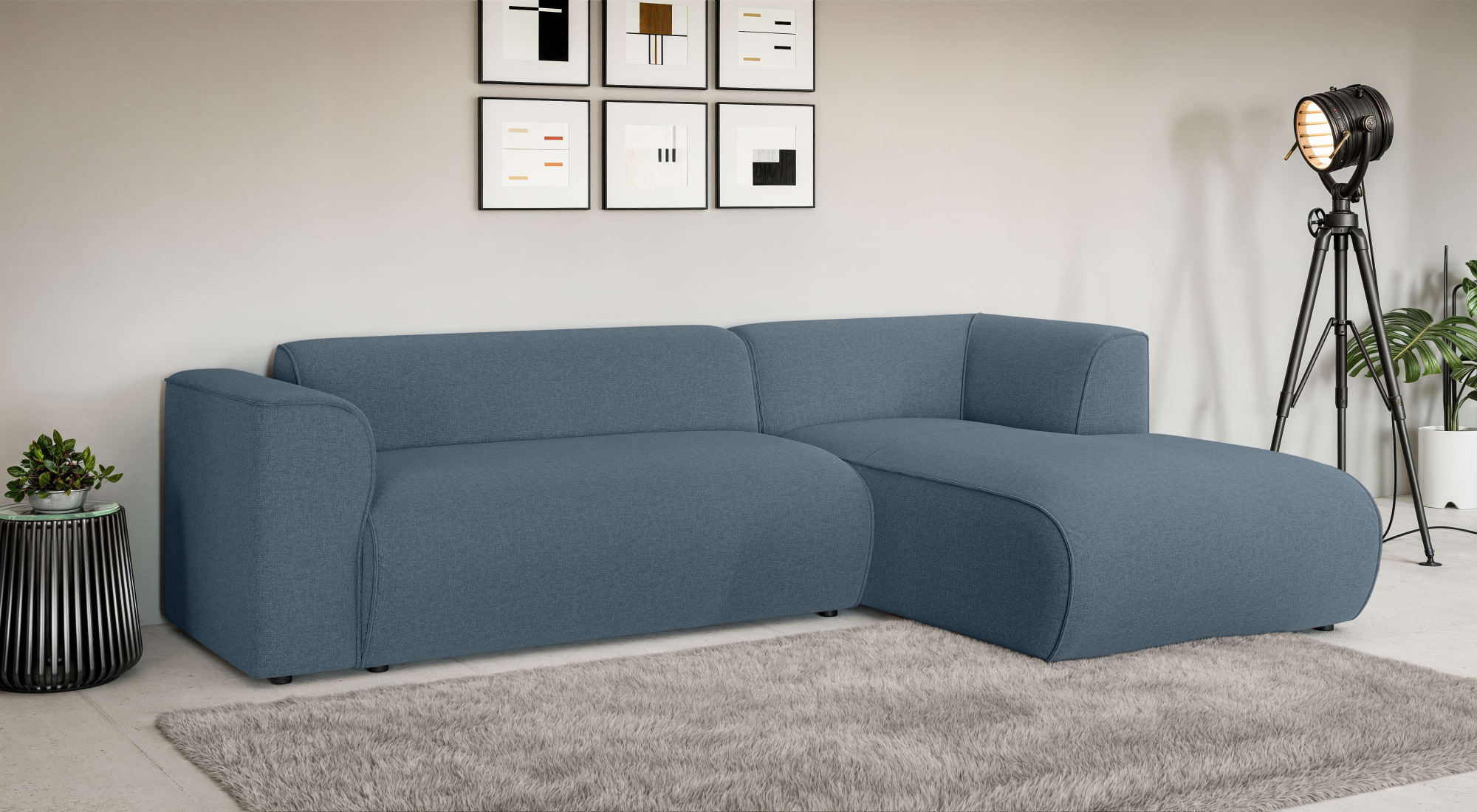 INOSIGN Ecksofa »MERID L-Form (257 cm), zeitlos & stilvolles Design,«, Aufw günstig online kaufen