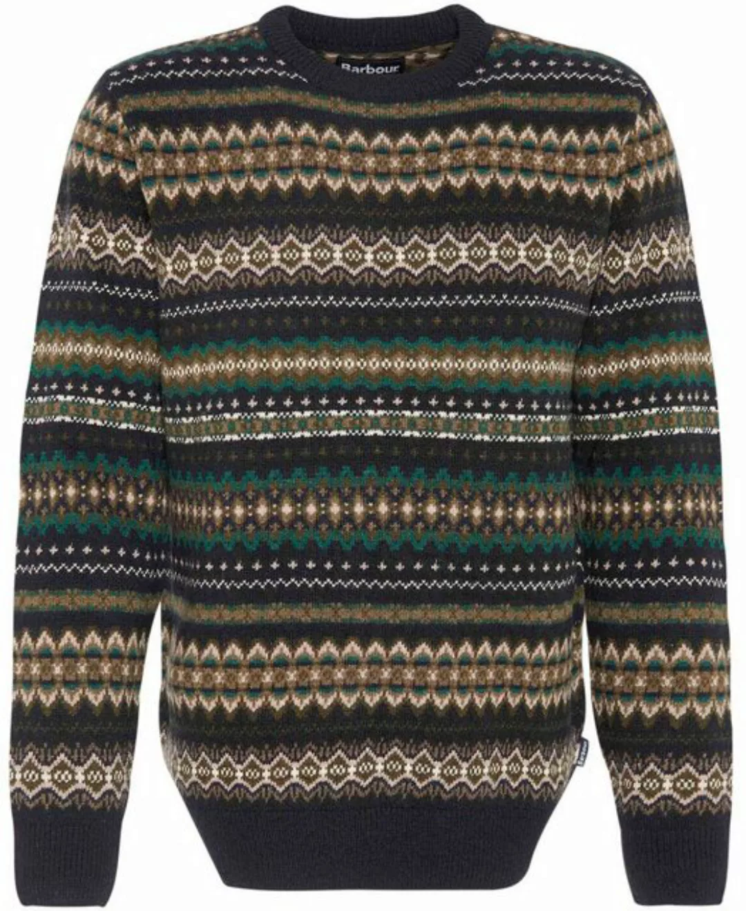 Barbour Strickpullover Rundhalspullover Case Fair Isle günstig online kaufen