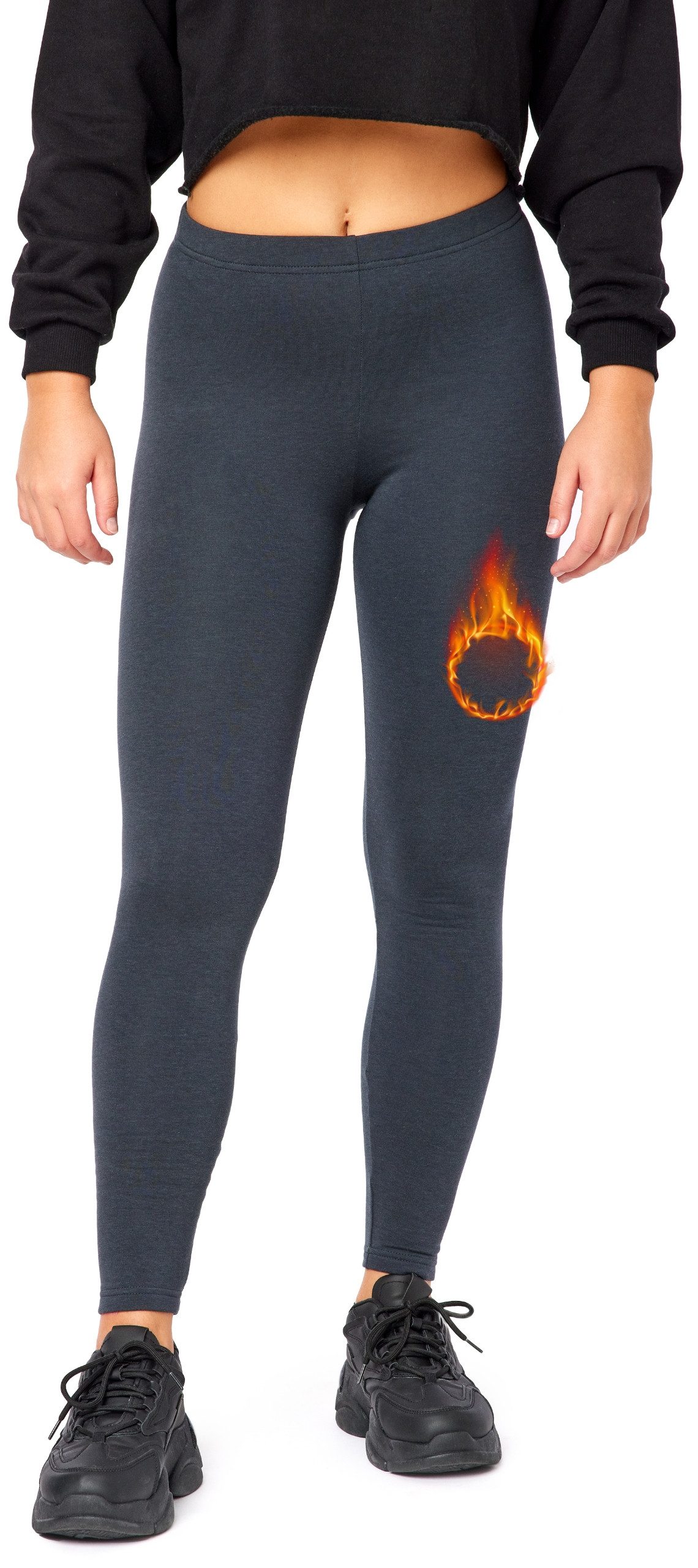 Bellivalini Leggings Damen Thermohose Lang BLV50-320 günstig online kaufen