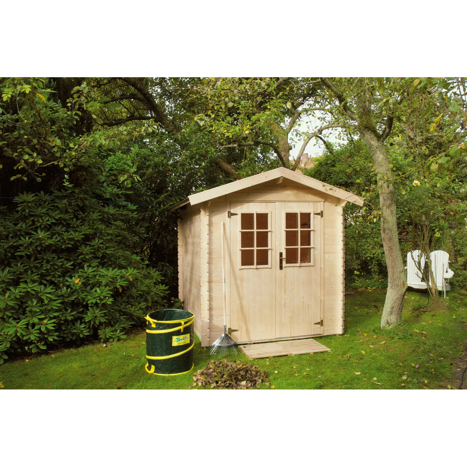 Kiehn-Holz Holz-Gartenhaus KH 19-011 Unberührt 210 cm x 210 cm günstig online kaufen