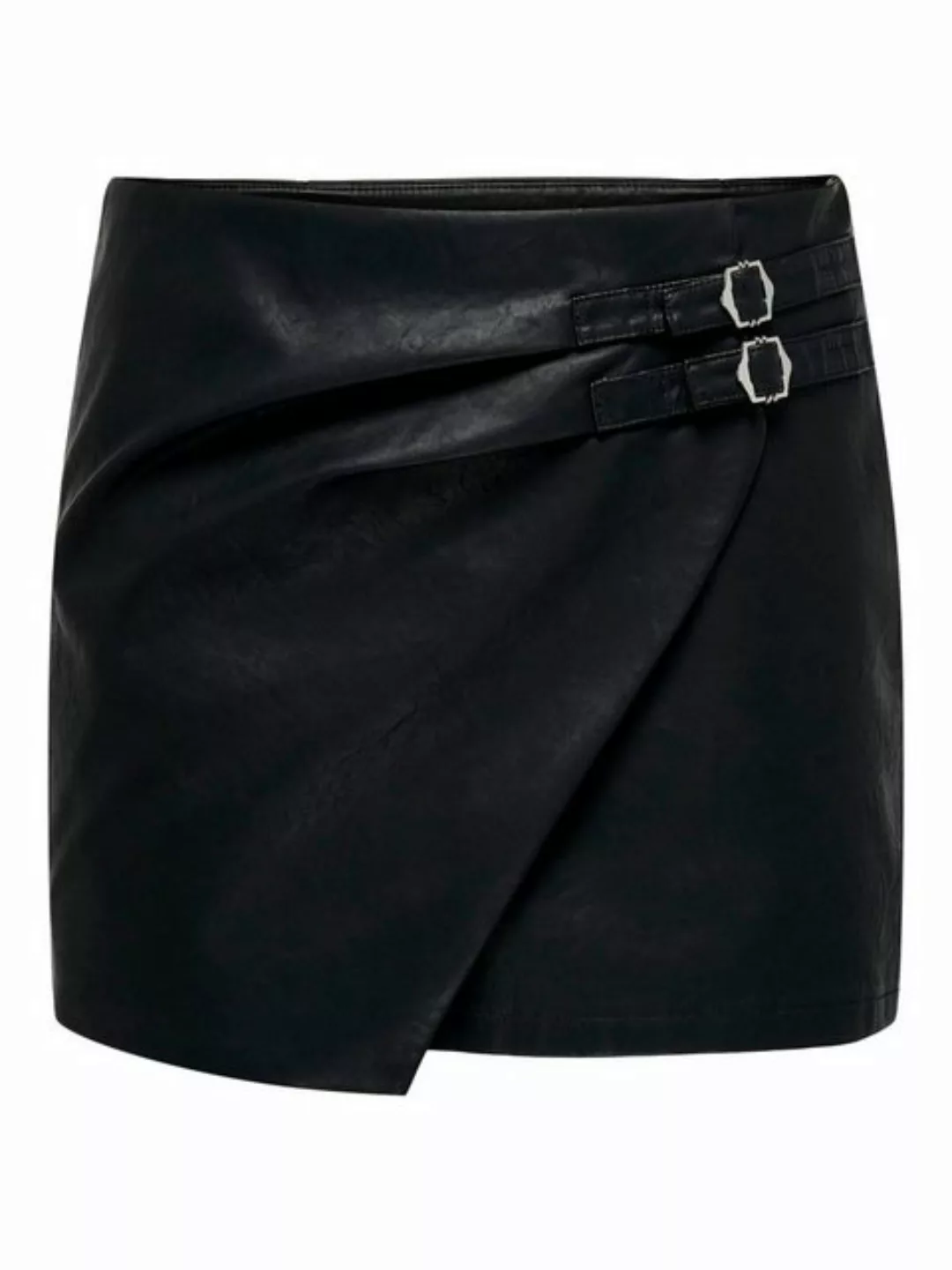 ONLY Lederimitatrock ONLALBA FAUX LEATHER SKIRT CC OTW mit Biker Details günstig online kaufen