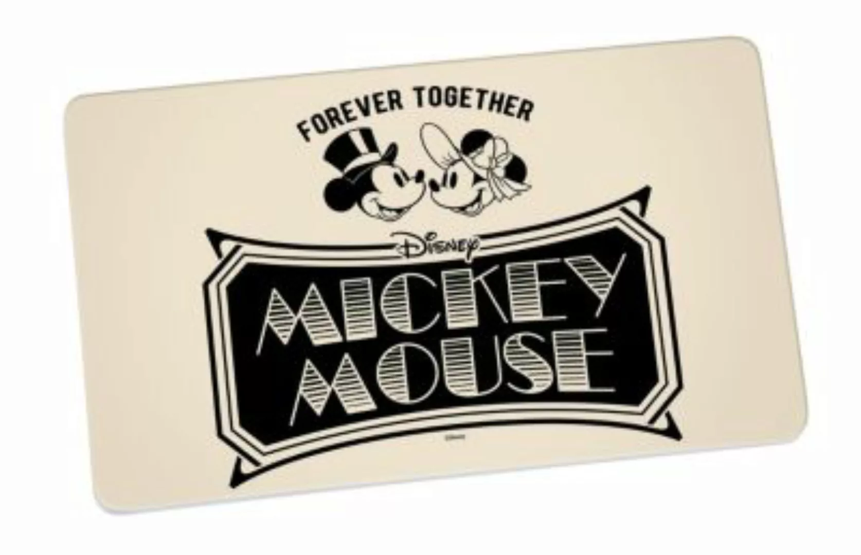 Geda Labels Frühstücksbrettchen Mickey & Minnie Vintage Forever Frühstücksb günstig online kaufen
