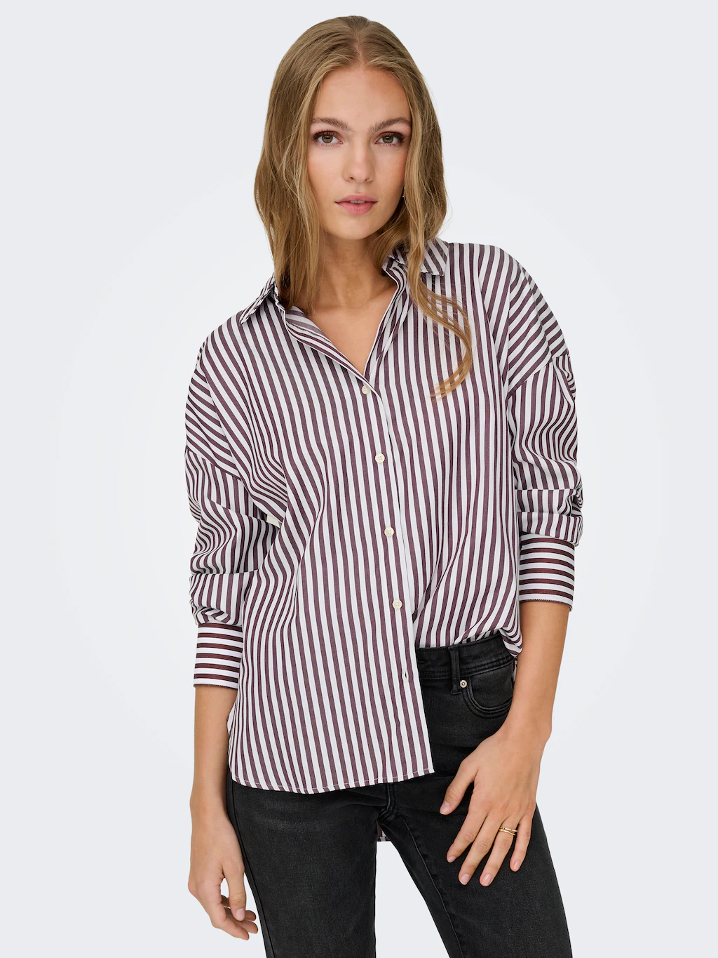 JDY Hemdbluse "JDYVESPER L/S LOOSE SHIRT WVN NOOS" günstig online kaufen