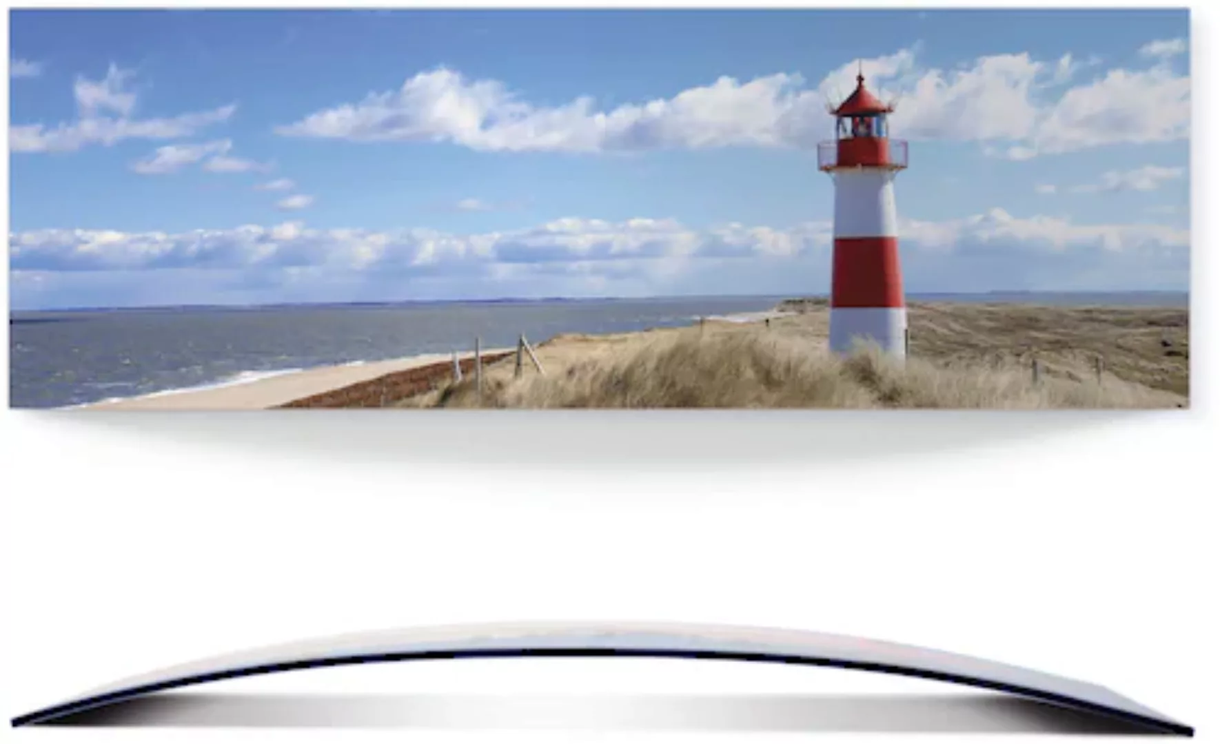 Artland Wandbild »Leuchtturm Sylt«, Gebäude, (1 St.), 3D Optik gebogen günstig online kaufen