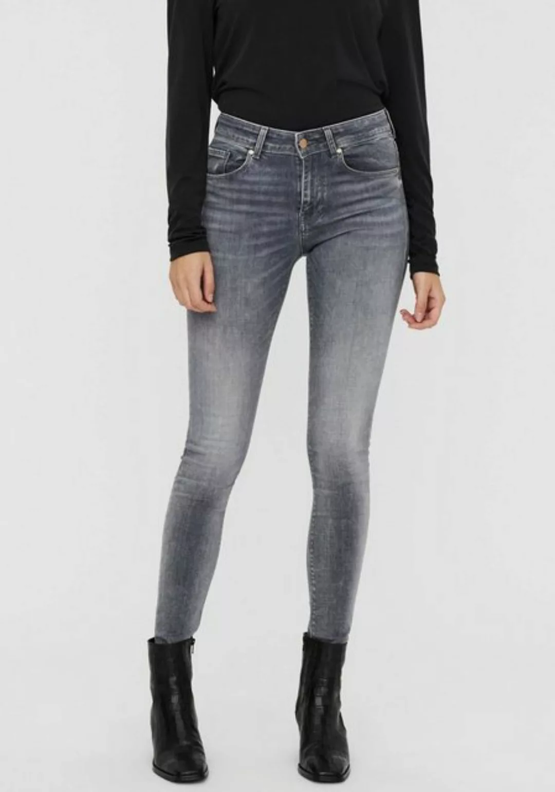 Vero Moda Skinny-fit-Jeans "VMLUX MR SLIM JEANS" günstig online kaufen