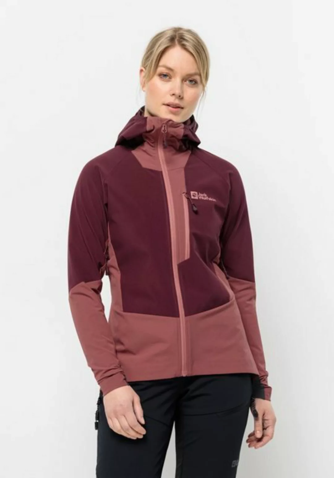 Jack Wolfskin Softshelljacke ALPSPITZE HOODY W günstig online kaufen