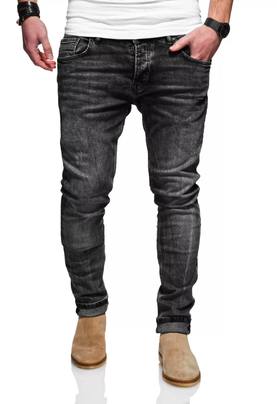 Rello & Reese Slim-fit-Jeans, mit schmalem Bein günstig online kaufen