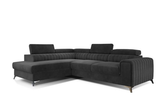 MOEBLO Ecksofa OLIVIER, mit Schlaffunktion und Bettkasten, Couch für Wohnzi günstig online kaufen