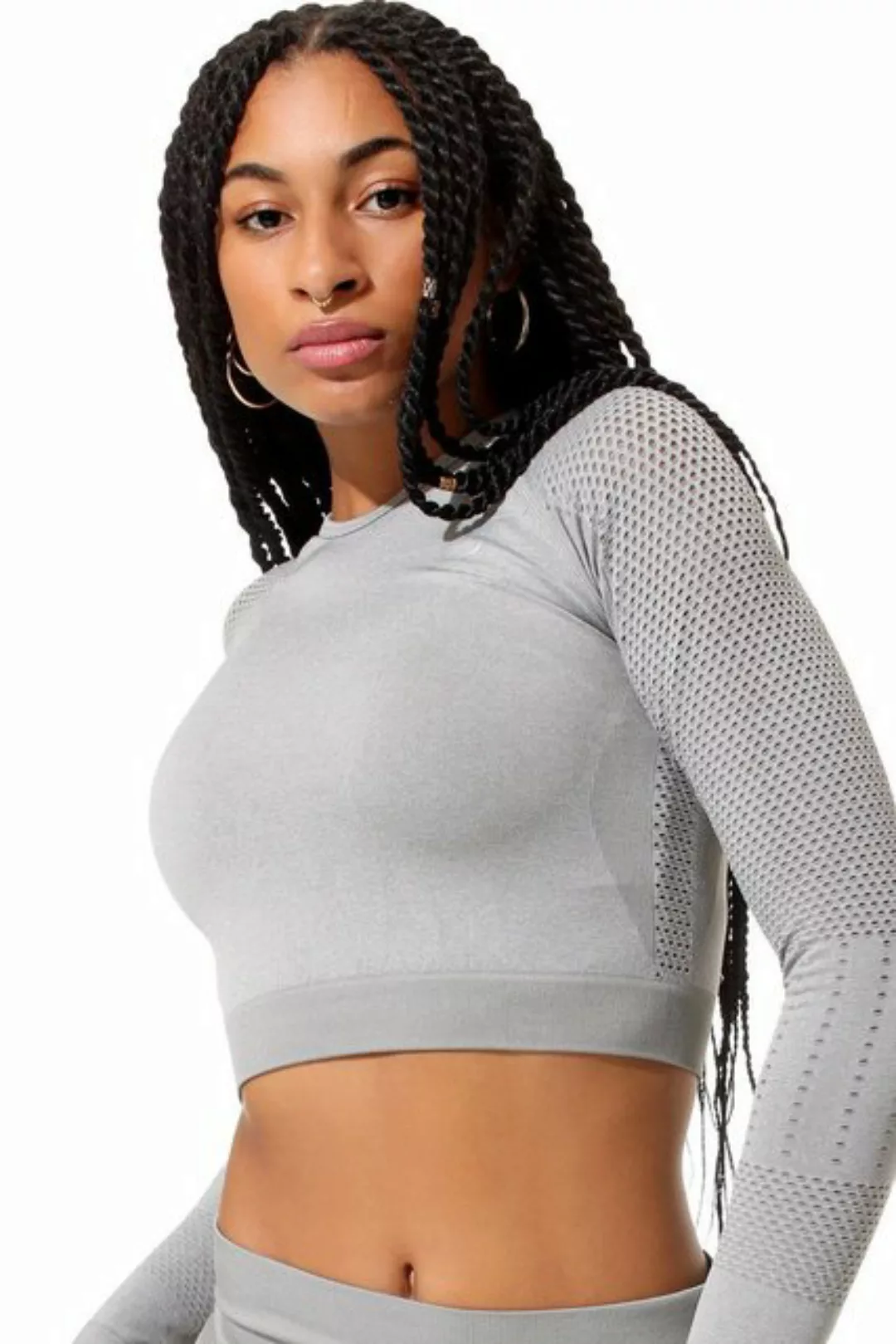 Stark Soul® Crop-Top Crop-Top Longsleeve Sport Top günstig online kaufen