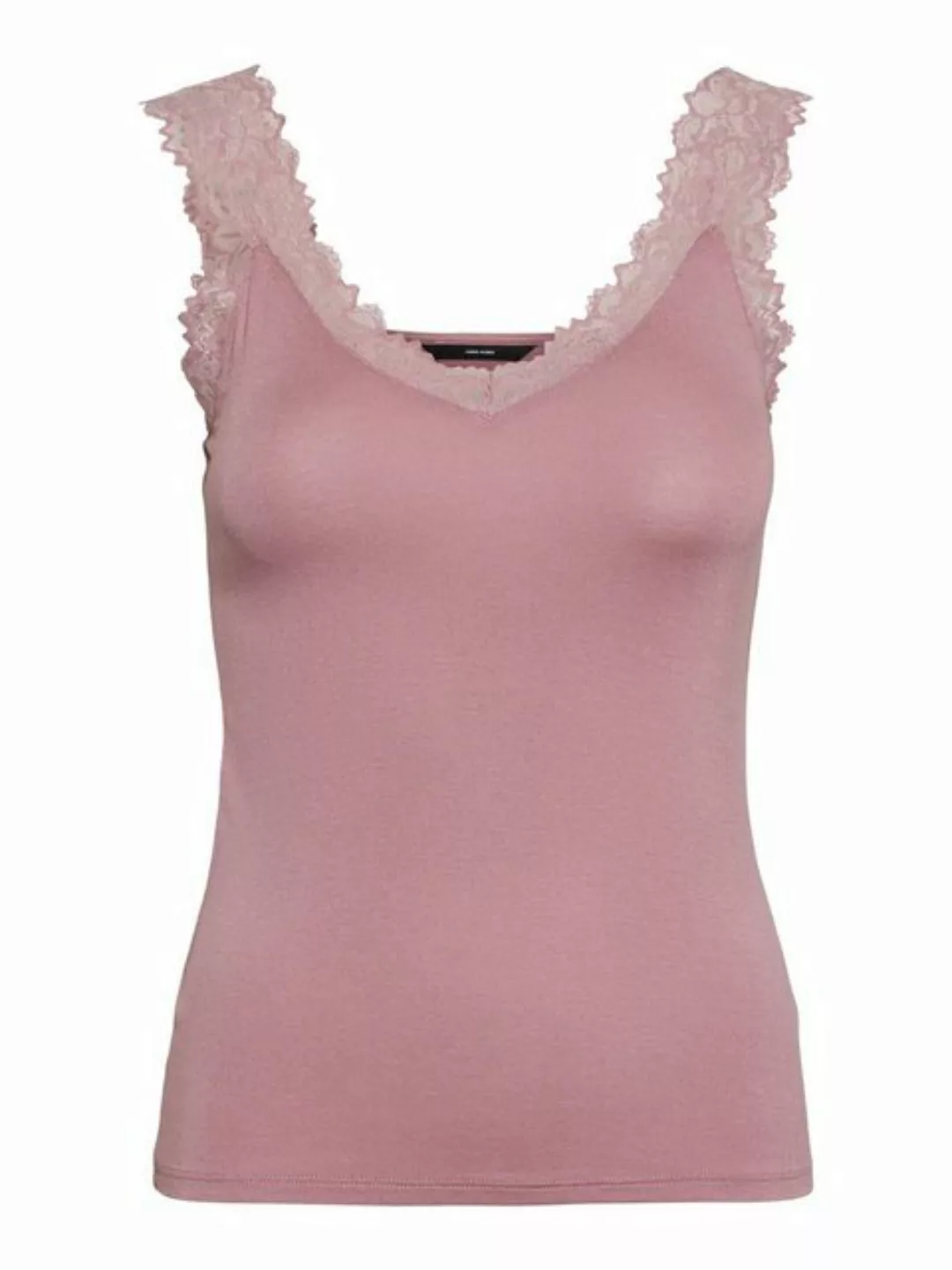 Vero Moda Shirttop Rosa (1-tlg) Spitze günstig online kaufen